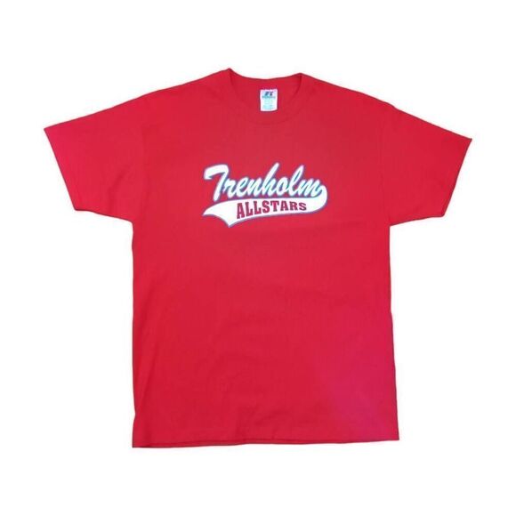 Trenholm Allstars Red T-shirt Sz M Russell Tee - Picture 1 of 4